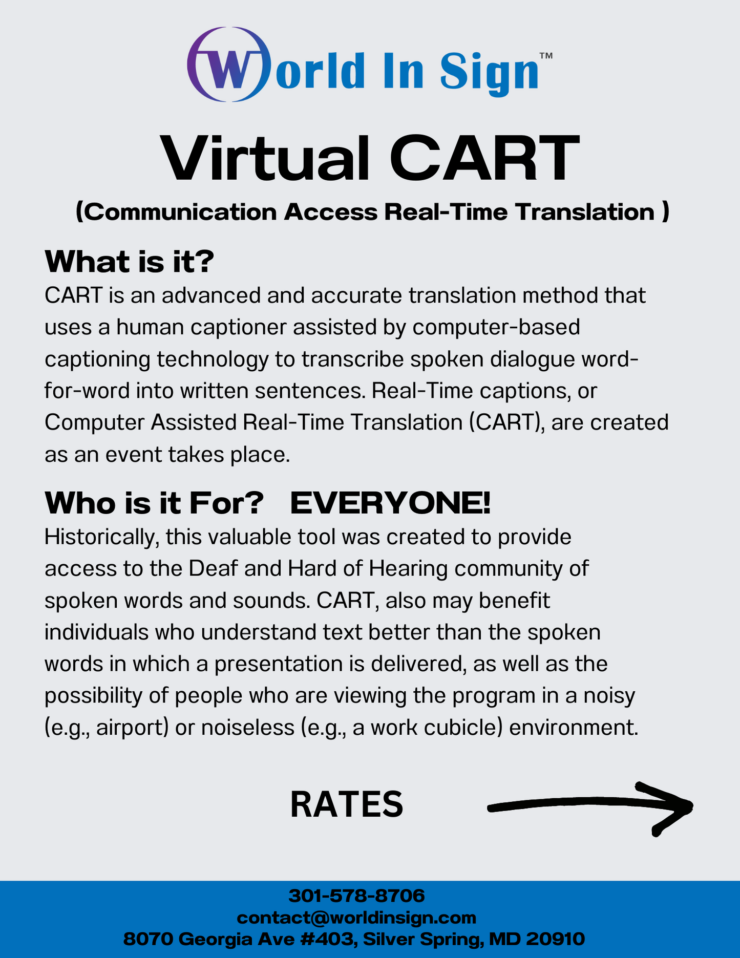 CART Service Subscription